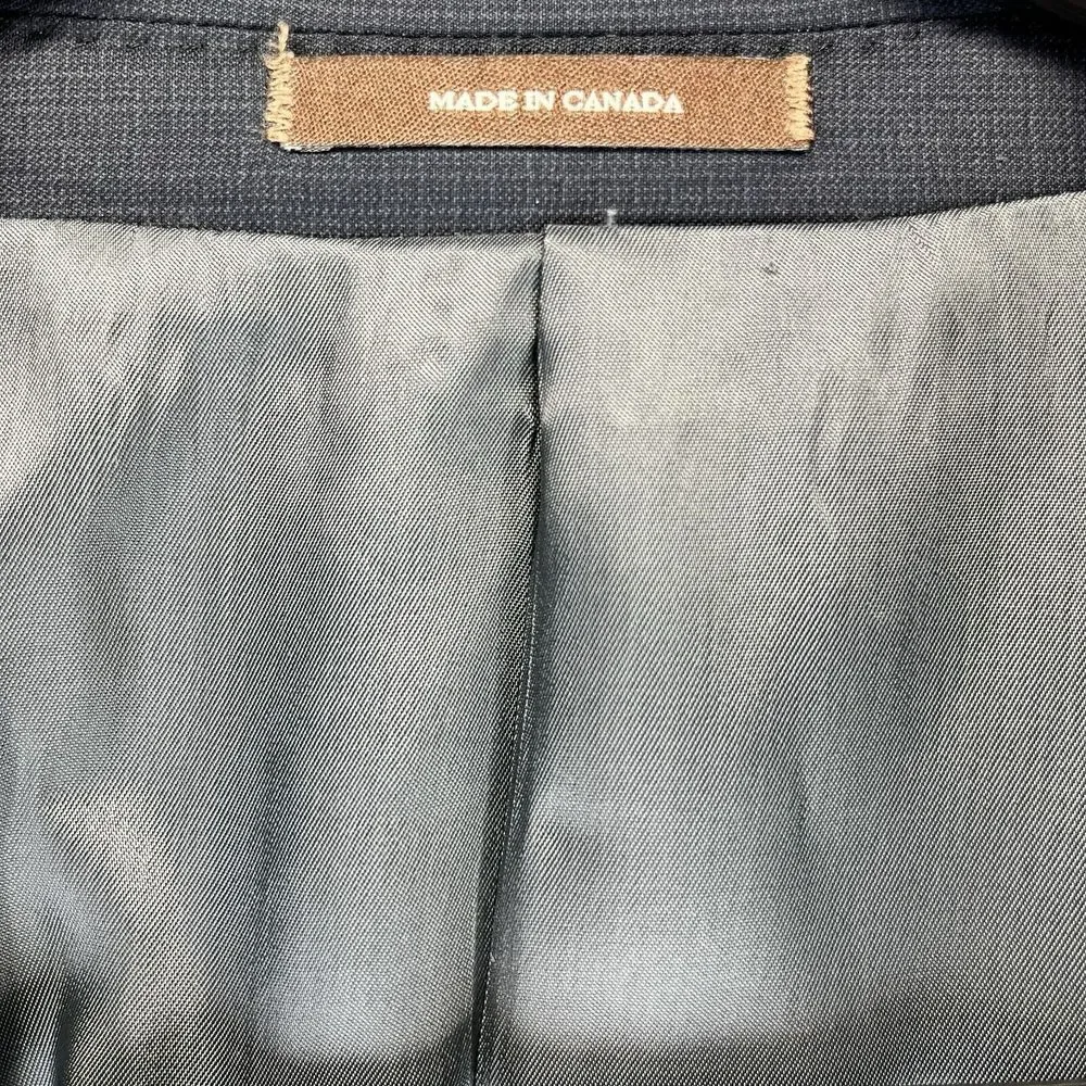 Peter Millar Aqua Nanoluxe Mens (44) formal business blazer navy blue two button